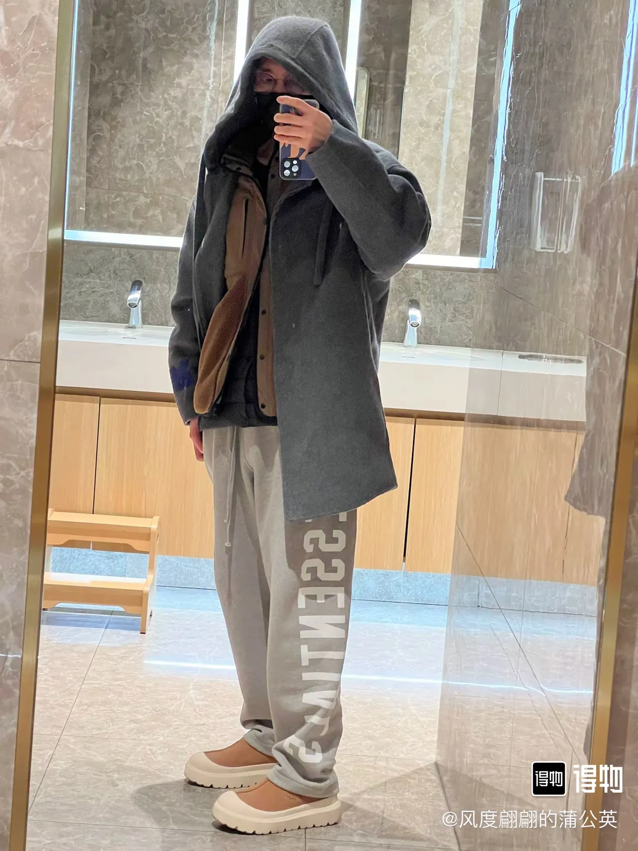 🎀Hot Sale 🎀118 【 】Fear of God Essentials Fall 24 BACK TO SCHOOLSeries Fleece Relaxed Sweatpant Same Style ：Black/Gray/ / Size：XS-XL